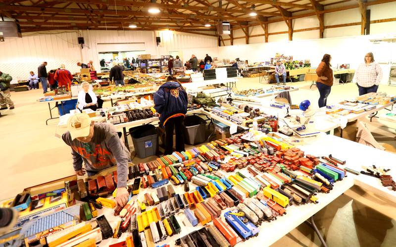 Vendors from all over Illinois and the Midwest gathered at the Train and Toy show at the Bureau County Fairgrounds on Saturday Feb. 12, 2022 in Princeton.