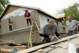 Habitat for Humanity building home in Mendota