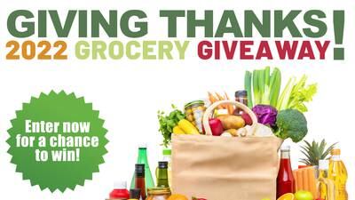 2022 Giving Thanks! Grocery Giveaway