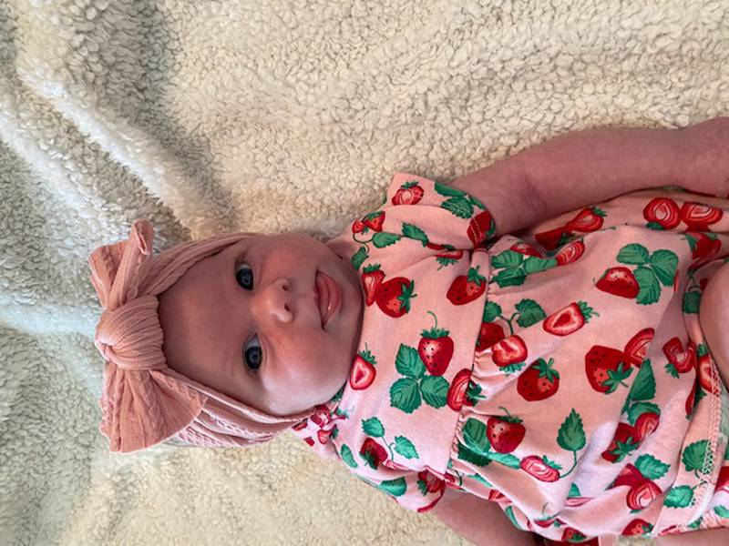 Evelyn Lewis - 1 month old daughter of Hunter and Savannah Lewis of Princeton.