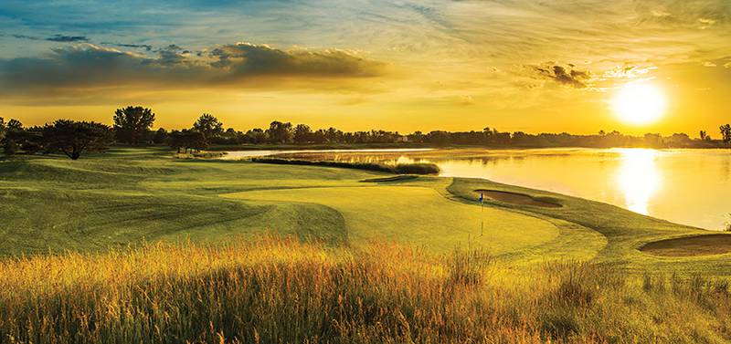 Hole 15 at Mistwood Golf Club