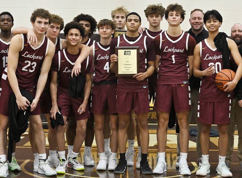 Lockport wins the WJOL tournament championship game against Lemont on Saturday, NOV. 29, 2025, at Joliet.