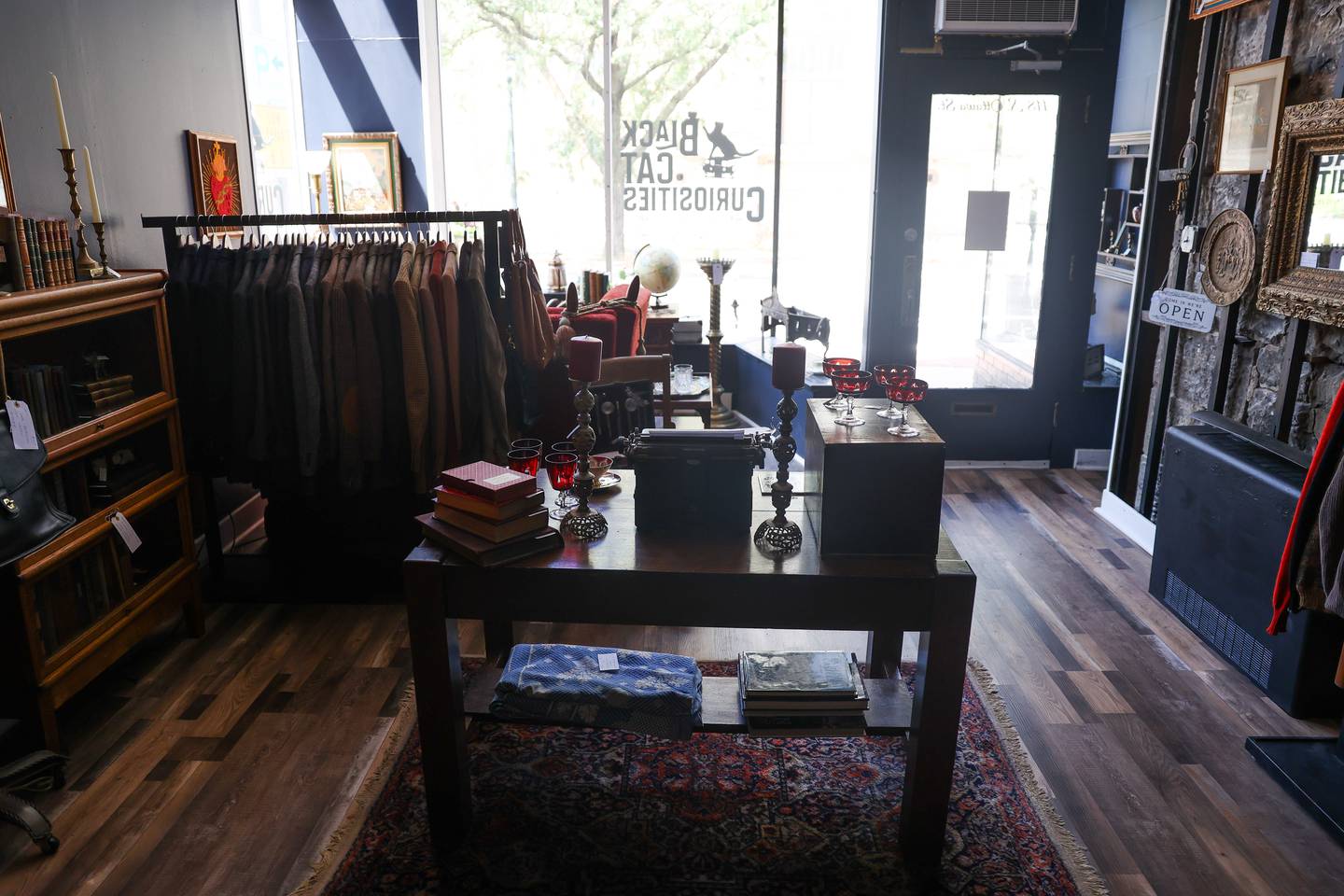 Black Cat Curiosities, in downtown Joliet, featuring all things vintage and antiques will be opening mid August.