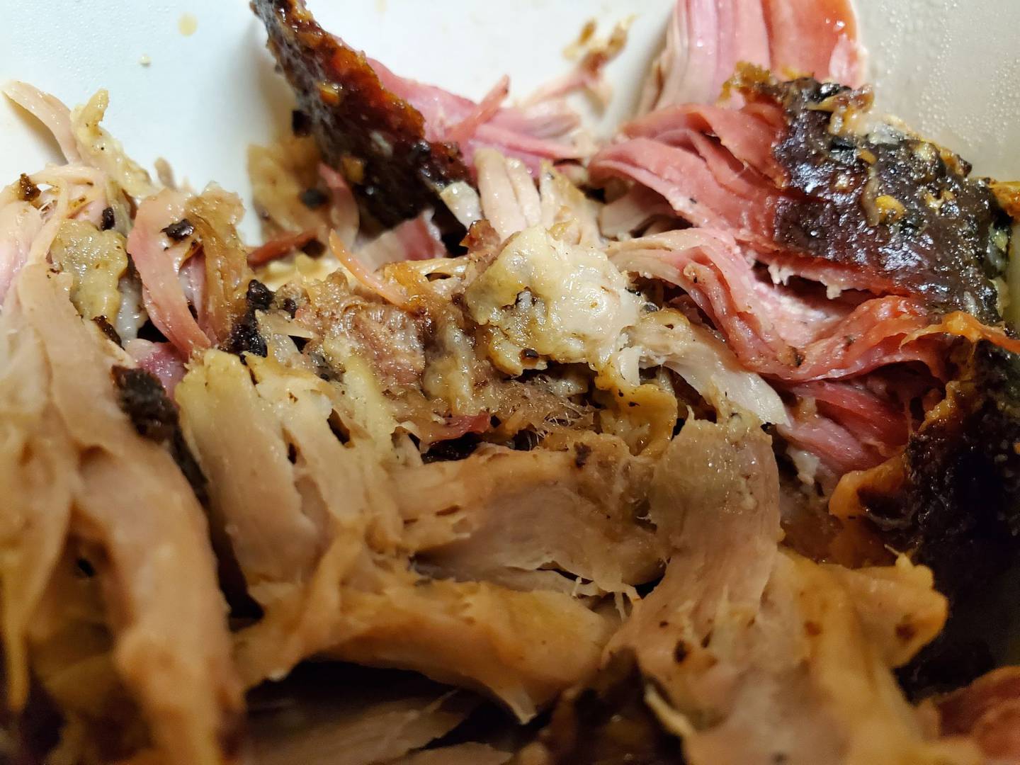 This is the pulled pork as served by Station One Smokehouse in Plainfield.