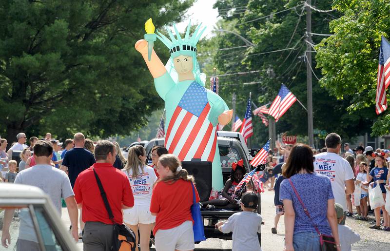 Yorkville celebrates the Fourth with parade, music, games and fireworks