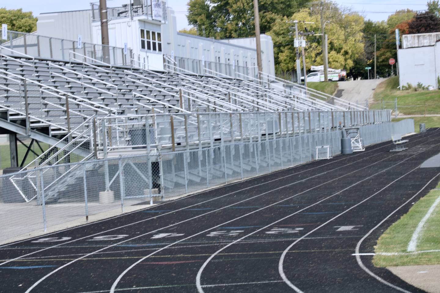 Dixon High School has a six-lane track and field complex, insufficient for the district to hold events for the Illinois High School Association.
