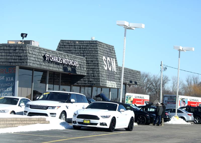 Brian Rudowicz, owner of St. Charles Motorcars, expects his business to feel secondary effects of the tariffs, if any.