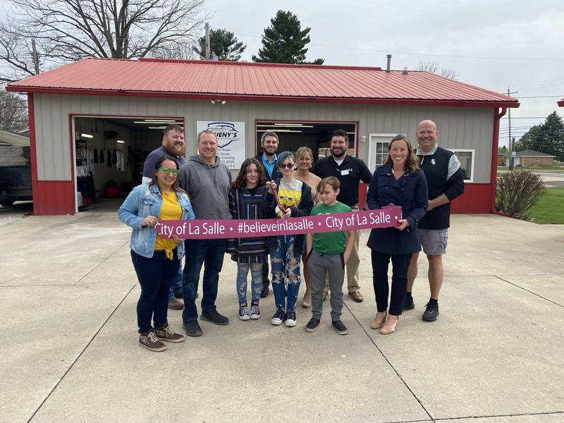 The city of La Salle conducted a ribbon cutting for Grueny’s Performance Detailing & Powder Coating to celebrate its expansion. Grueny's has been detailing cars and powder coating in La Salle since 2006.