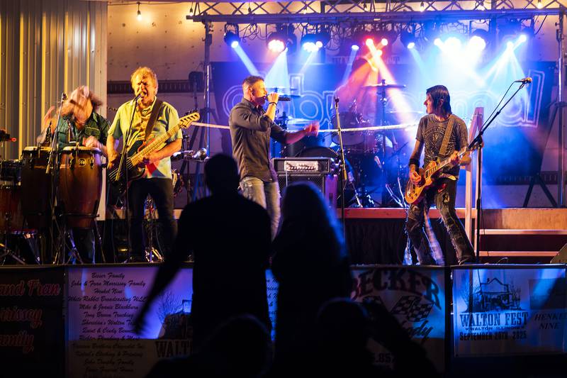 Musical act “abbynormal” entertains the crowd Saturday, Sept. 20, 2025, at Walton Fest.
