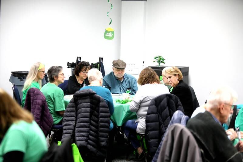 A St. Patrick’s Day social event was held on Monday, March 17, 2025 at the Park District of La Grange.