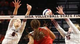 Photos: Lockport vs. Marist in the Class 4A State volleyball semifinals