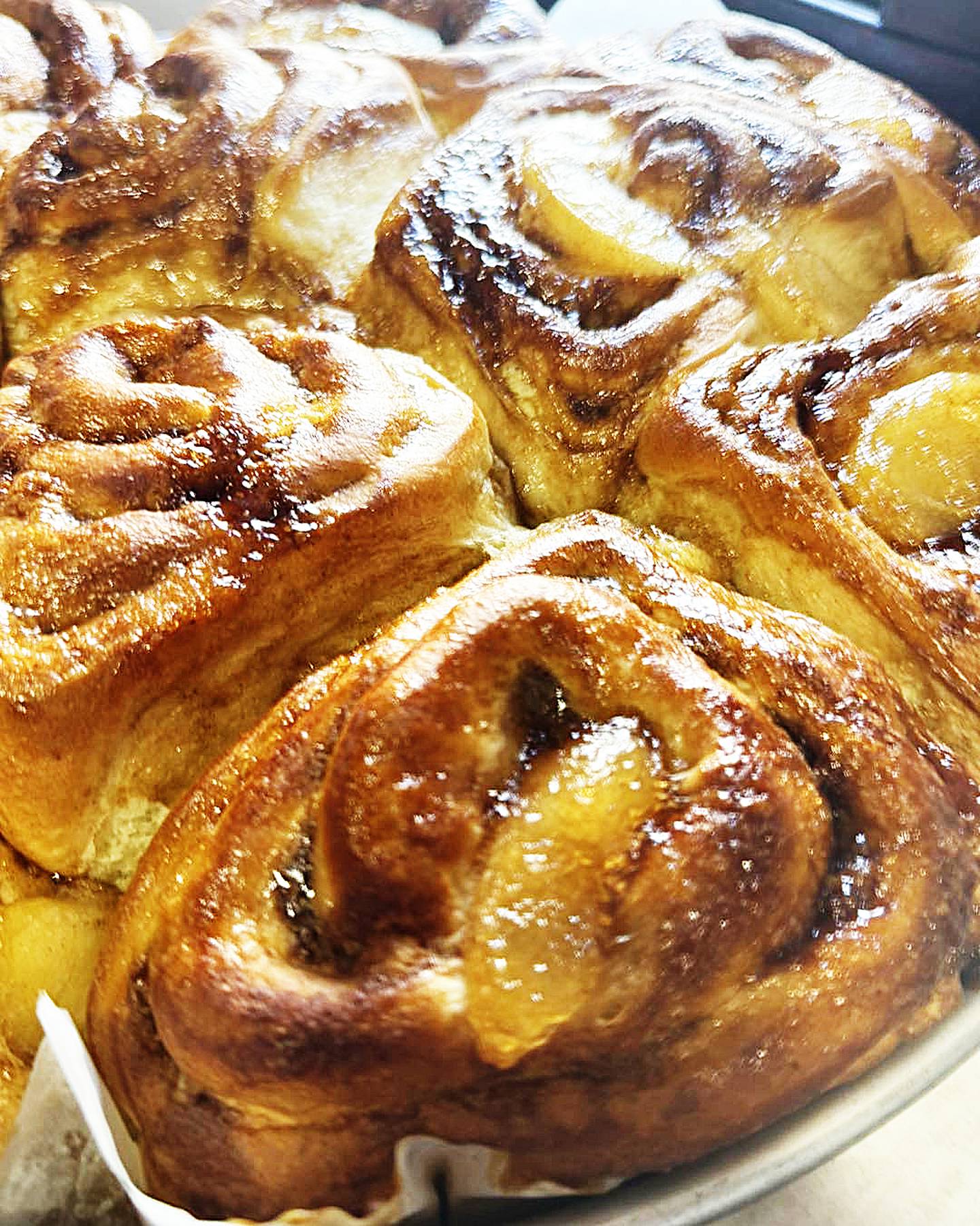 Whether it's fruit flavored cinnamon rolls or a grilled balsamic peach and feta cheese flatbread sandwich, Sarah Brennan and her staff at Hilldale Cafe and Catering in Lanark like to find ways to turn something good into something better.