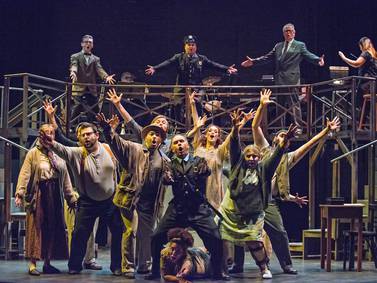 Review: Woodstock cast has fun staging Theatre 121′s ‘Urinetown’
