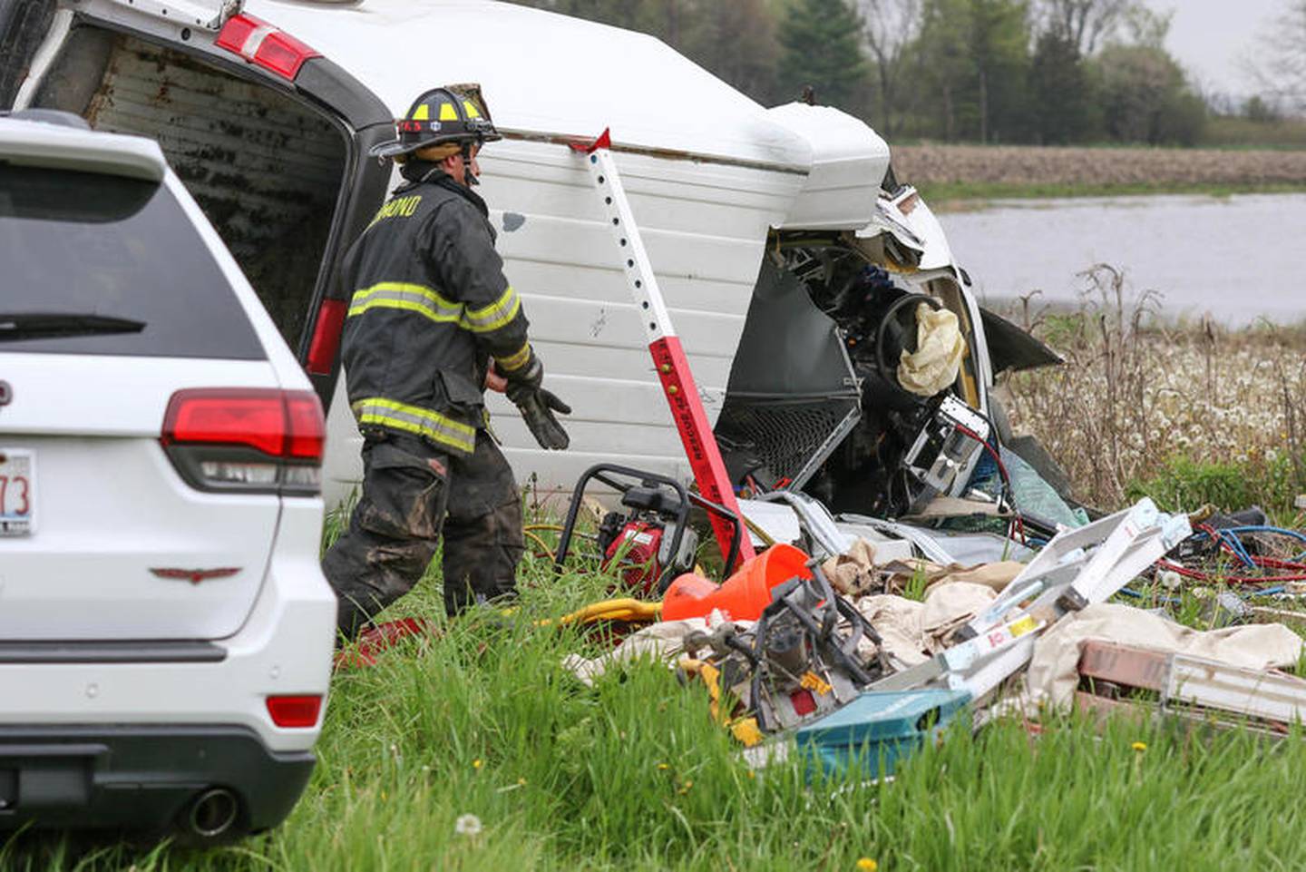 The McHenry County Sheriff's Office responded to a fatal crash near Hebron on Monday, May 18, 2020. William P. Bishop was charged with murder in connection with the crash.
