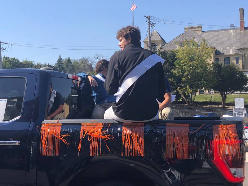 The McHenry High School Homecoming court participates in the Homecoming parade Oct. 6, 2024.