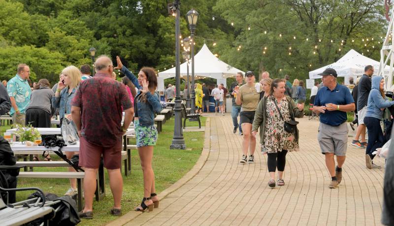 Batavia MainStreet holds their annual Cocktails in the Park in Batavia on Saturday, July 22, 2023.