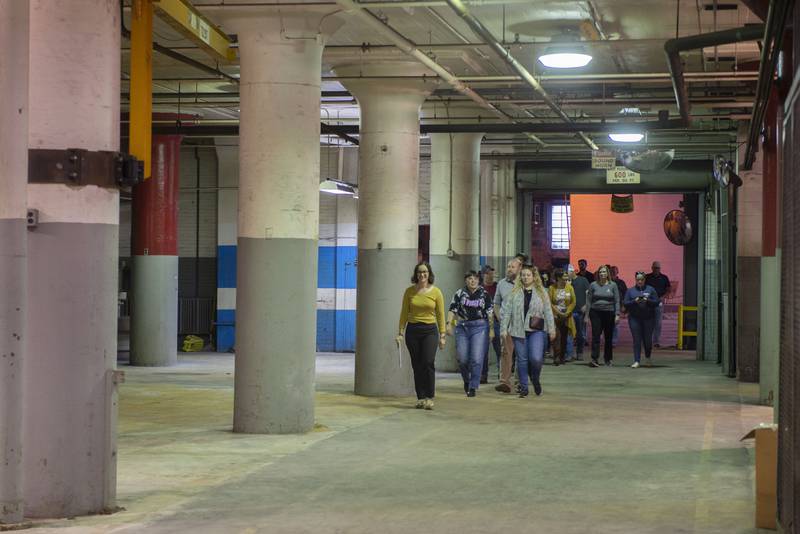Three separate tour groups were led through the National building during an autumn tour.  At the end of the tour, members of the group were asked to submit their own ideas for what the space could be used for.