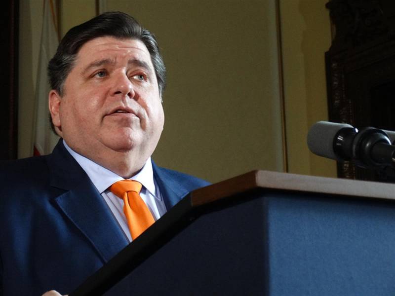 During a Statehouse news conference Tuesday, Gov. JB Pritzker said he was still reviewing bills that redraw state legislative and judicial district lines. On Friday, he signed those bills into law.