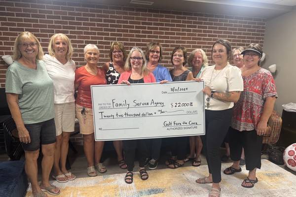 Golf Fore the Cure donates $22K to Family Service Agency for DeKalb County residents
