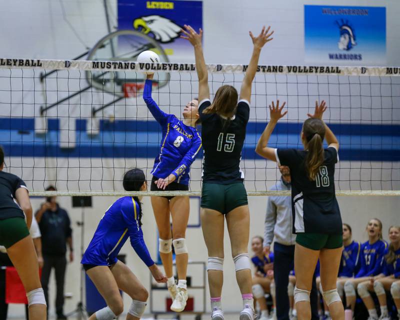 Photos Wheaton North vs. Glenbard West in Class 4A volleyball regional