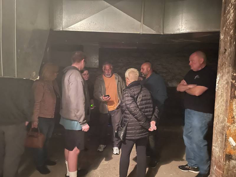 The Illinois Paranormalists led a group of 12 participants Friday, Oct. 28, 2022 in an evening of ghost hunting at the Sandwich Opera House in Sandwich.