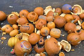 Smash pumpkins in Geneva Saturday