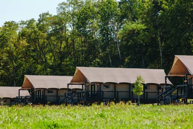 Camp Aramoni is a marriage of luxury and nature where guests can sleep with the sounds, scents and sensations of the outdoors while enjoying the conveniences of an upscale hotel.