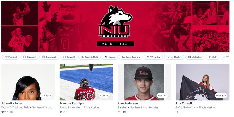 A look at the Boneyard Victor E. Collective, a website that allows fans to connect with Huskies athletes about NIL opportunities. The school announced the site on Thursday, December 15, 2022