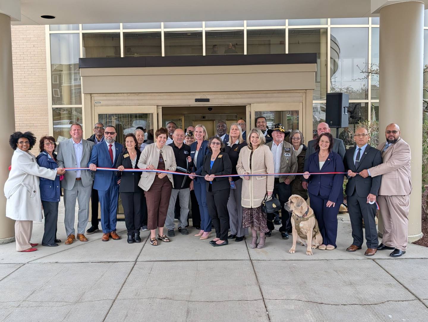 Will County officials and the local veteran community cut the ribbon for the new Veterans Assistance Commission of Will County (VAC) office at 1300 Copperfield Ave. in Joliet on Wednesday, April 1, 2026.