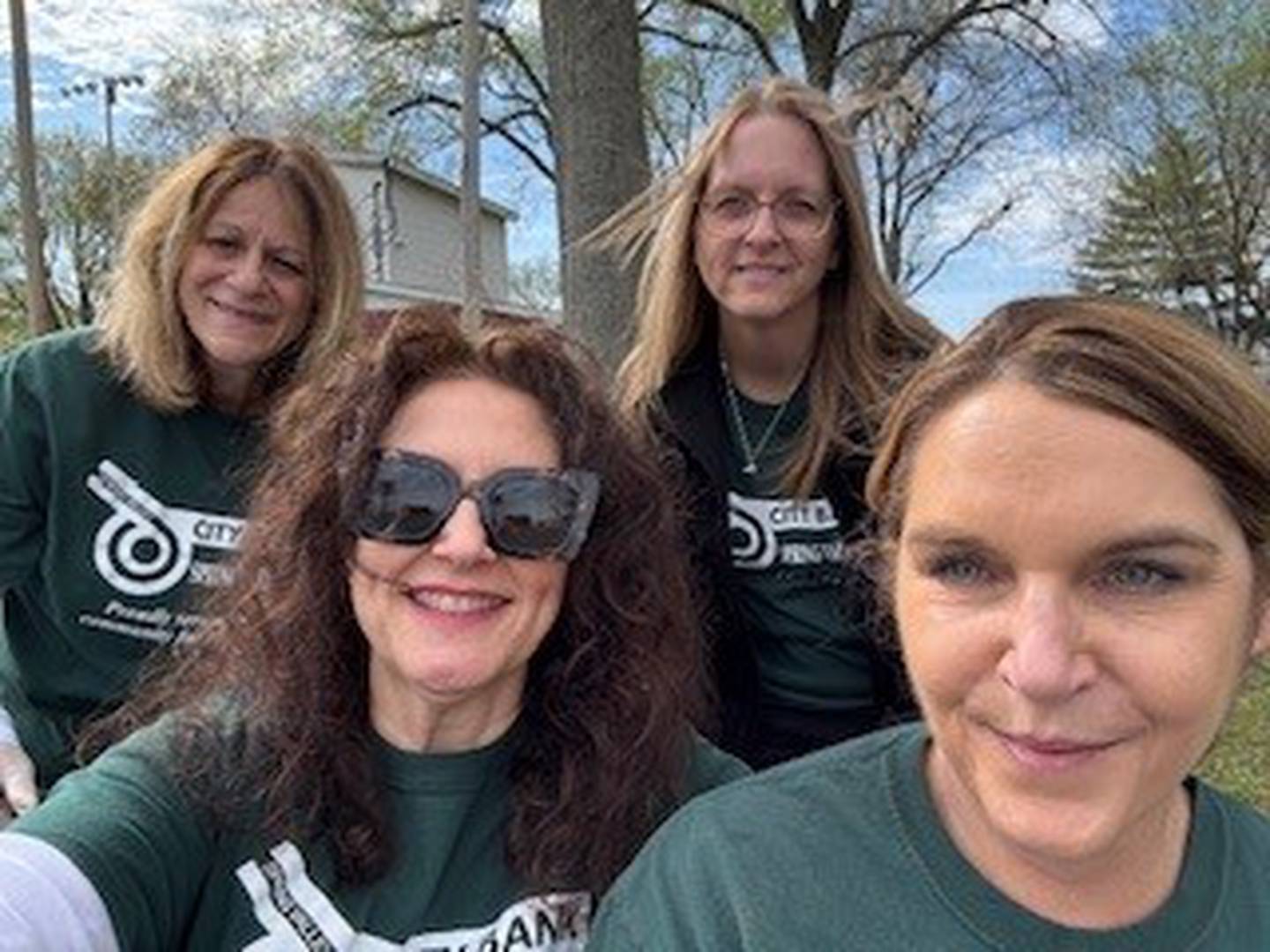 In celebration of Earth Day, a group of Spring Valley City Bank employees canvassed local parks for trash.