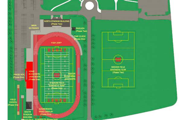 Benet Academy modifies stadium plan after concerns from neighbors 