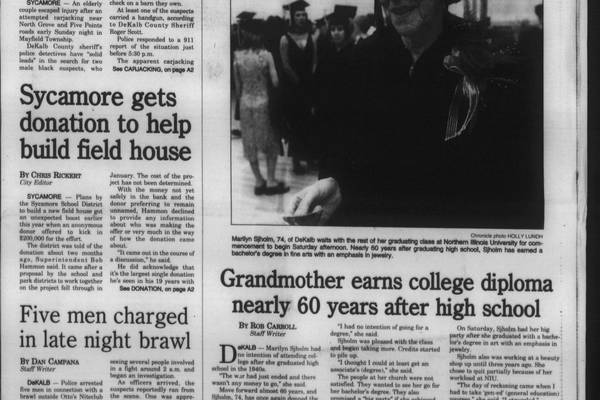 Historical covers for May 12: Grandmother earns college diploma nearly 60 years after high school