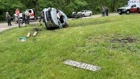 Two cars collide near Oregon at Castle Rock overlook entrance 