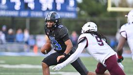 Jonas Williams ties state passing touchdown record as Lincoln-Way East rolls over Naperville Central