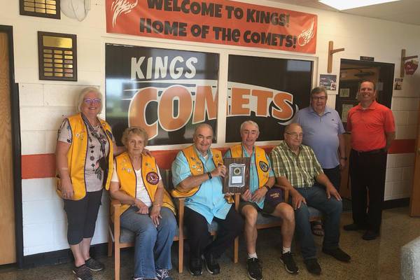 Rochelle Lions Club donates to Kings Elementary