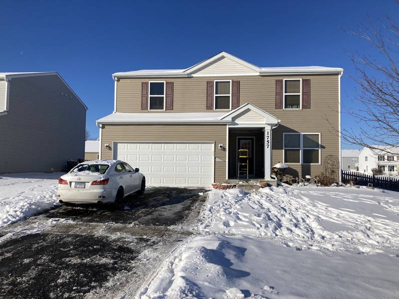 A house in the 1700 block of Yasgur Drive in Woodstock is photographed Tuesday, Jan. 25, 2022, after a shooting there the night before.