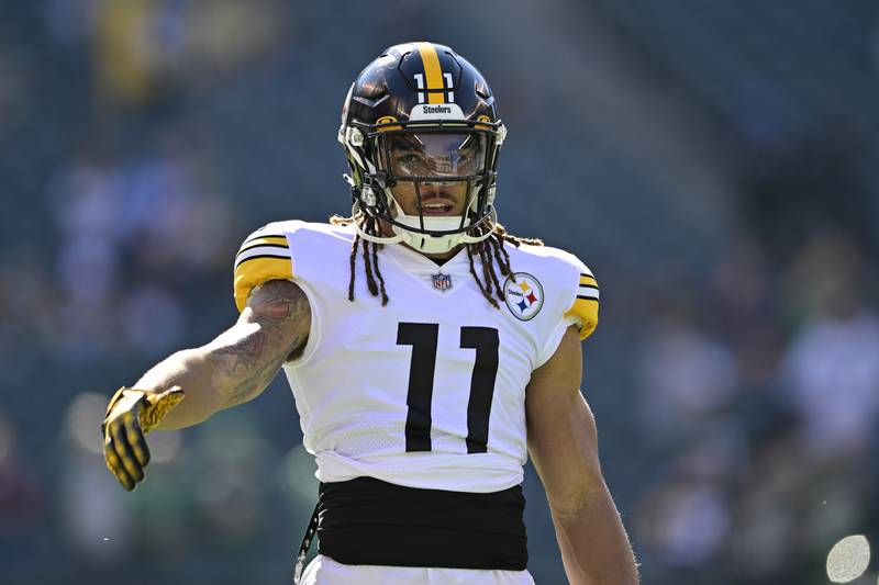 Pittsburgh Steelers wide receiver Chase Claypool during a game against the Philadelphia Eagles, Sunday, Oct. 30, 2022, in Philadelphia.