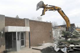 Demolition continues on former Ogle County Jail