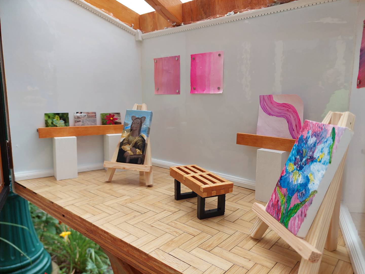 A look inside the new Little Free Art Gallery on the 200 block of West Madison Street in Ottawa.