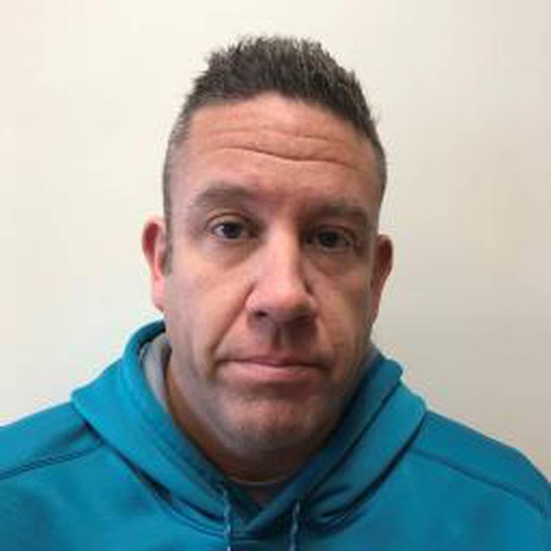 A 2023 photo of Jeremy Hylka from the Illinois State Police registry of sex offenders.