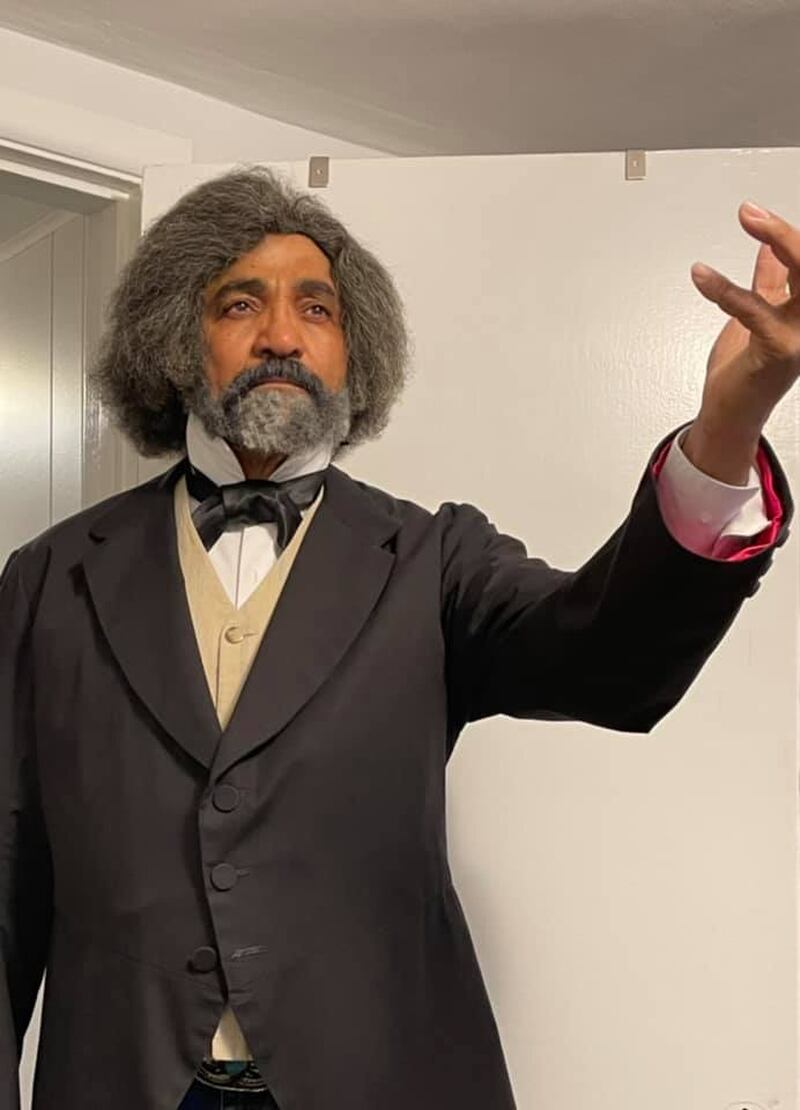 Steven A. Cole, a living history presenter, will portray Frederick Douglass as part of a Black History Month commemoration Feb. 20 at The Worship Center in Dixon.
