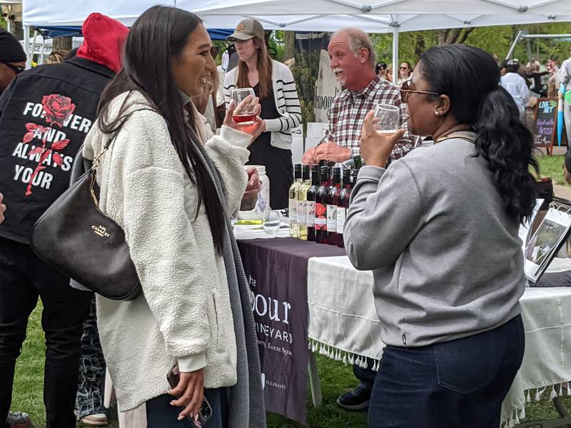 The Pour Vineyard was one of the wineries at Wine on the Fox in Oswego on May 2, 2026.