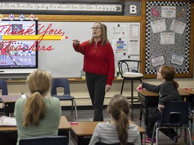 Third-grade teacher in Rock Falls explains her role in English-language strategy