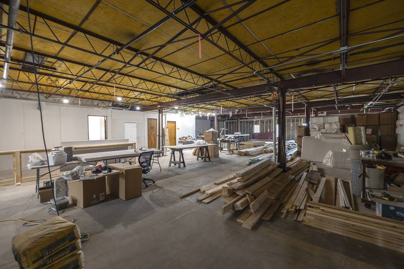 This large second floor room will be renovated into an event center.