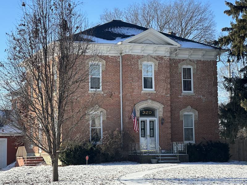 A view of a home  in the 300 block of East 1st Street in Tiskilwa. The home was built in 1875.
