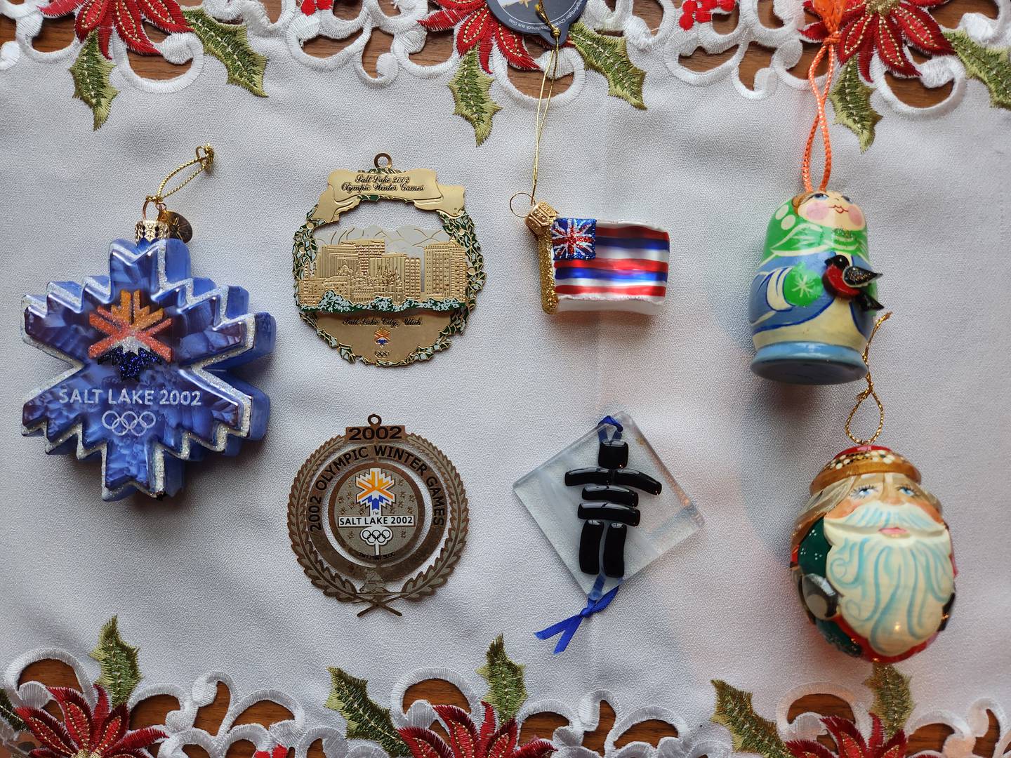 Ornaments shared by Carole Andrews