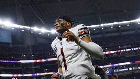 Chicago Bears QB Justin Fields on offseason questions: ‘I just want it to be over’