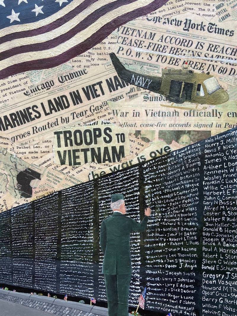 “Welcome Home” by Megan Bowers of Geneseo High School was the 2020 winning submission to the Congressional Art Contest for the 17th District.