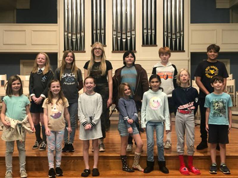 Principal cast for “And They Named Me Jesus,” an original cantata written by a member of the First Congregational Church of Crystal Lake, the late Donna Sarvay. Upcoming performances will be held at the 9 and 11 a.m. services  on Dec. 4 at the church, 461 Pierson St.