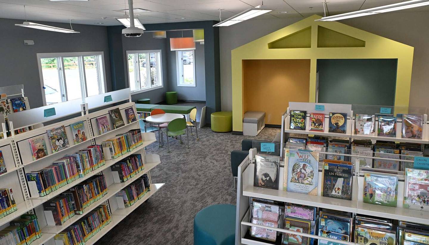 A dedicated children’s area is one of the highlights of the expansion of the South Elgin Branch of the Gail Borden Library.
